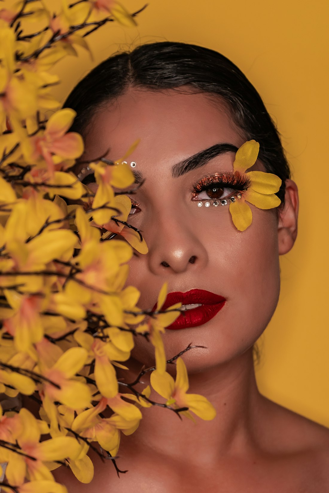 Creative festival makeup look (temporary comp)